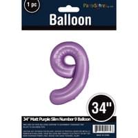 MATTE PURPLE 34" MYLAR # 9