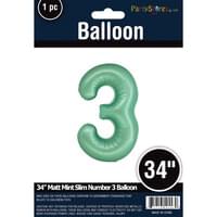 MATTE MINT 34" MYLAR # 3