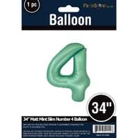 MATTE MINT 34" MYLAR # 4