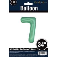 MATTE MINT 34" MYLAR # 7