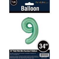 MATTE MINT 34" MYLAR # 9