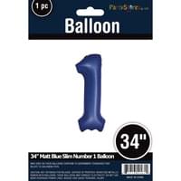 MATTE BLUE 34" MYLAR # 1
