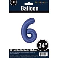 MATTE BLUE 34" MYLAR # 6
