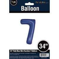 MATTE BLUE 34" MYLAR # 7