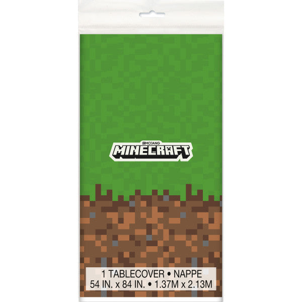 MINECRAFT PLASTIC TABLECOVER