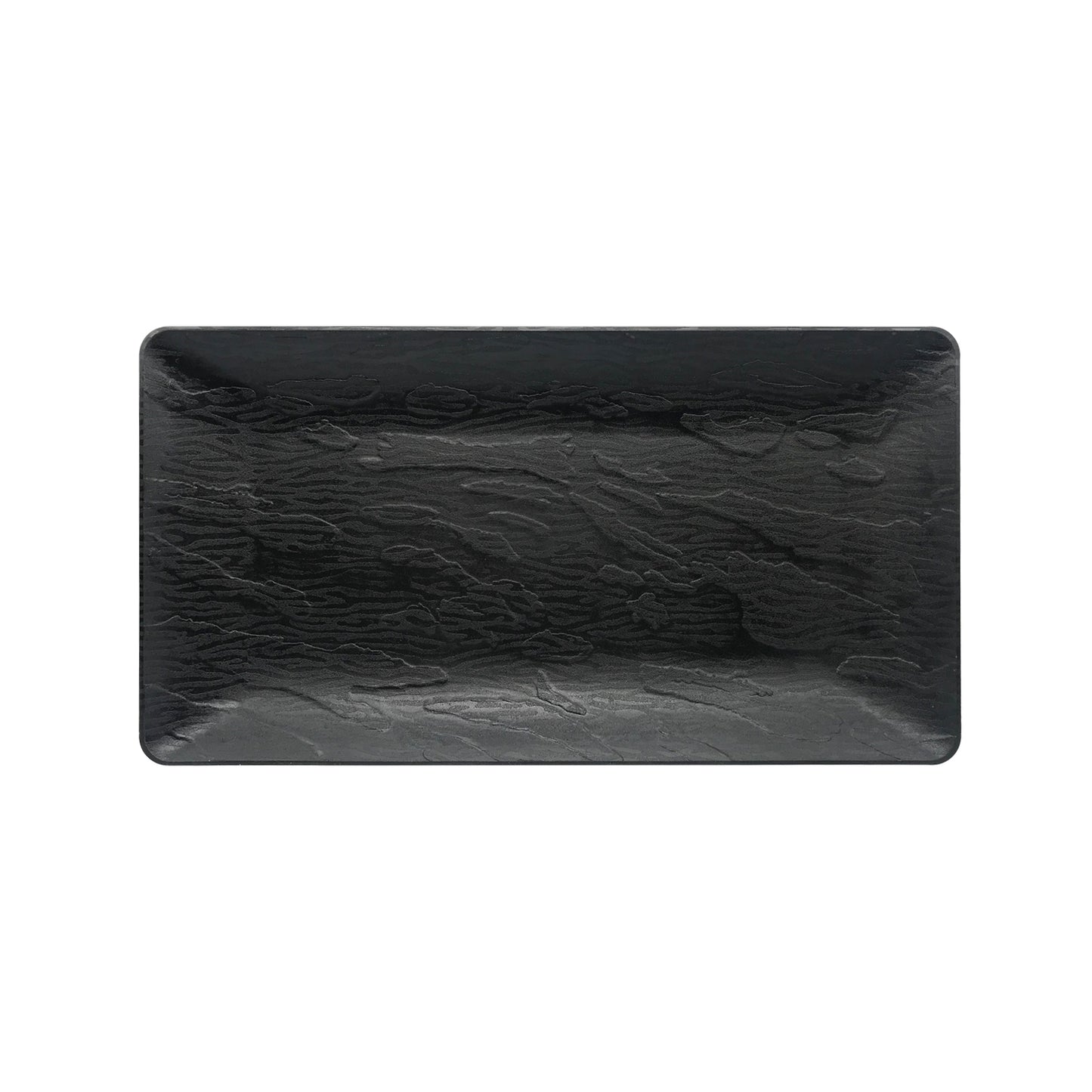 14"X6" RUGGED SLATE TRAY-BLACK