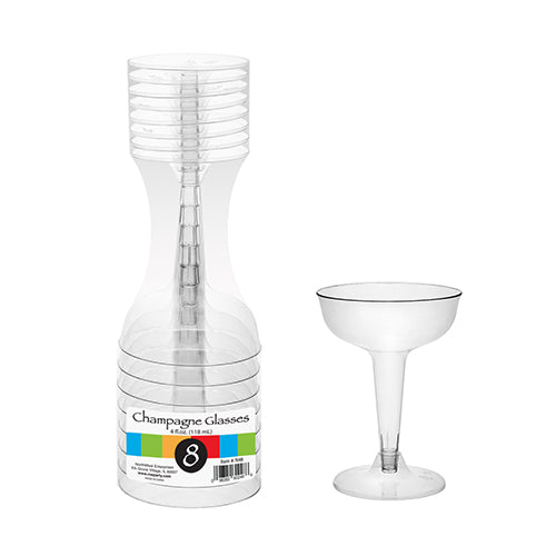 4OZ CHAMPAGNE GLASSES 8CT