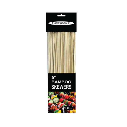 6" BAMBOO SKEWERS