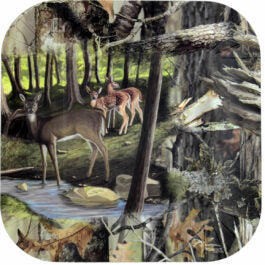NEXT CAMO DEER 7" SQ PPR PLATE 8CT
