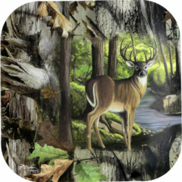 NEXT CAMO DEER 9" SQ PPR PLATE 8CT