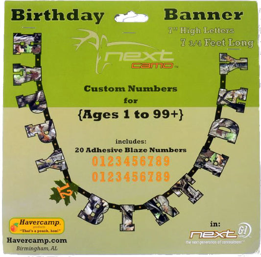 NEXT CAMO BIRTHDAY BANNER
