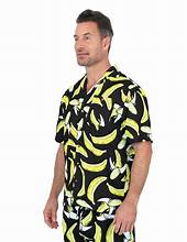 BLACK BANANA HAWAIIAN SHIRT ADULT MEDIUM