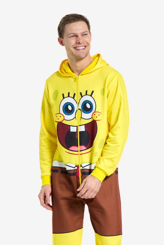 SPONGEBOB ADULT ONESIE XXL PLUS