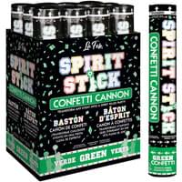 GREEN CONFETTI SPIRIT STICK