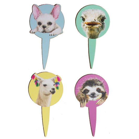 ANIMAL PARTY PICKS 24CT