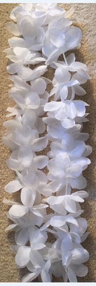 SPIRIT LEI WHITE 6CT