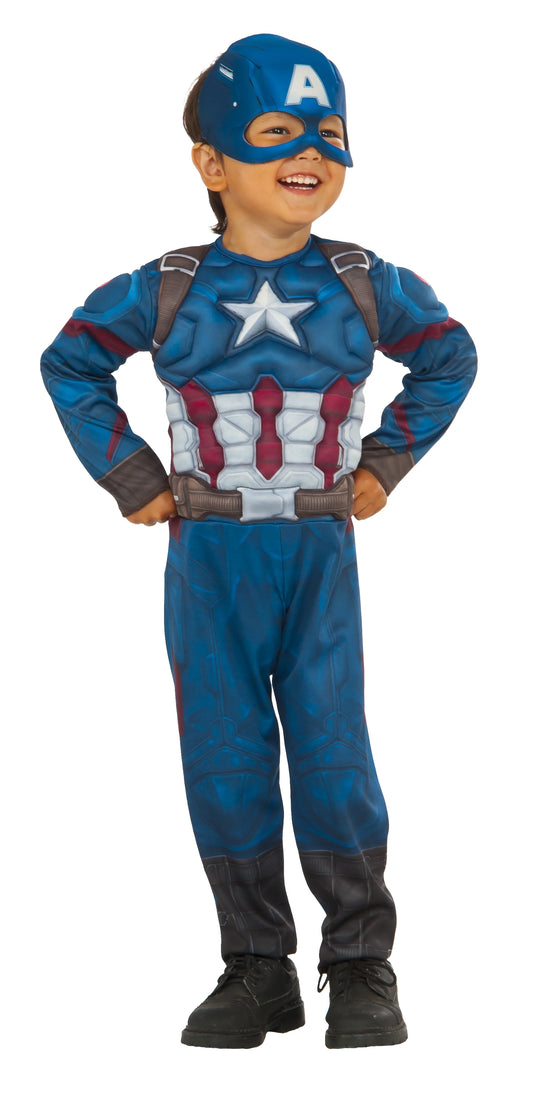 MARVEL CAPTAIN AMERICA TODDLER 3-4T COSTUME