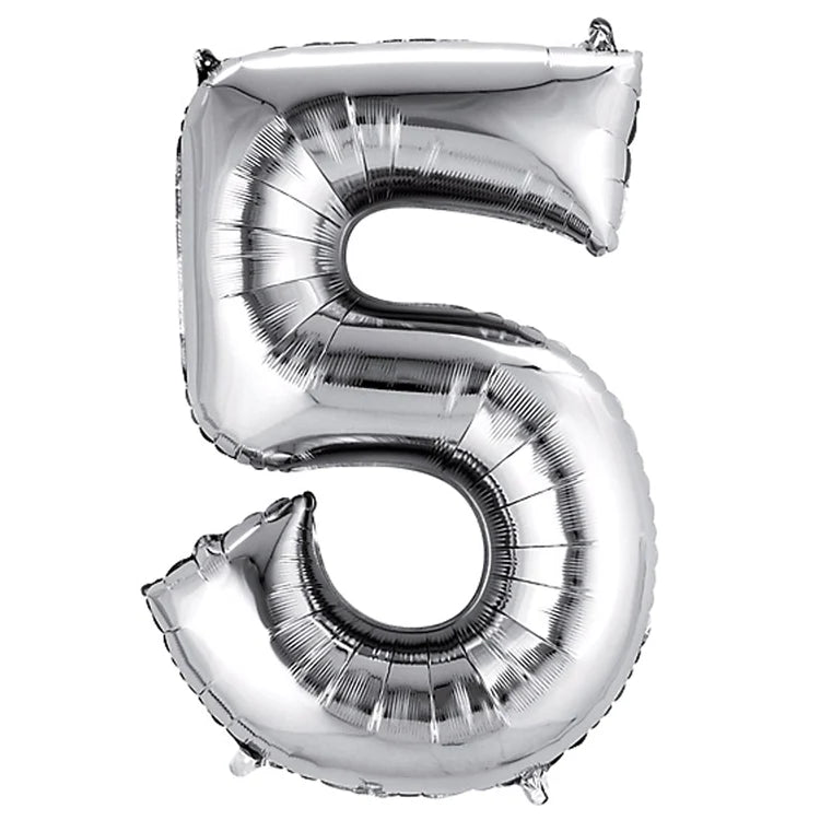#5 SILVER 40" MYLAR