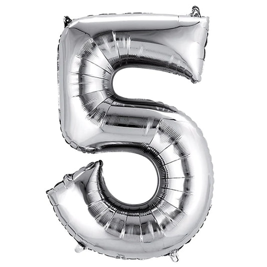 #5 SILVER 40" MYLAR