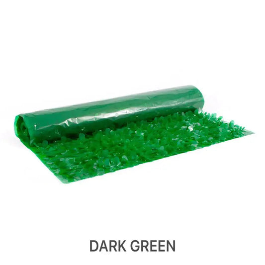 DARK GREEN FLORAL SHEETING 5 YD