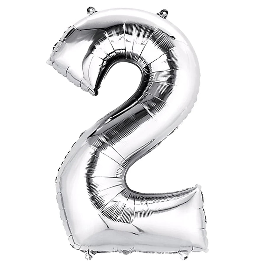 #2 SILVER 40" MYLAR