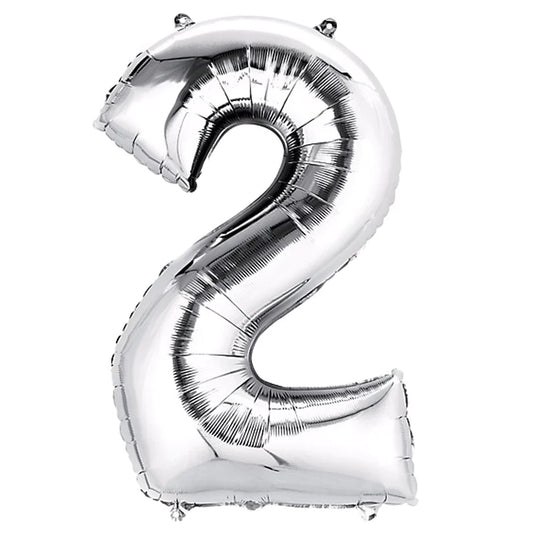 #2 SILVER 40" MYLAR