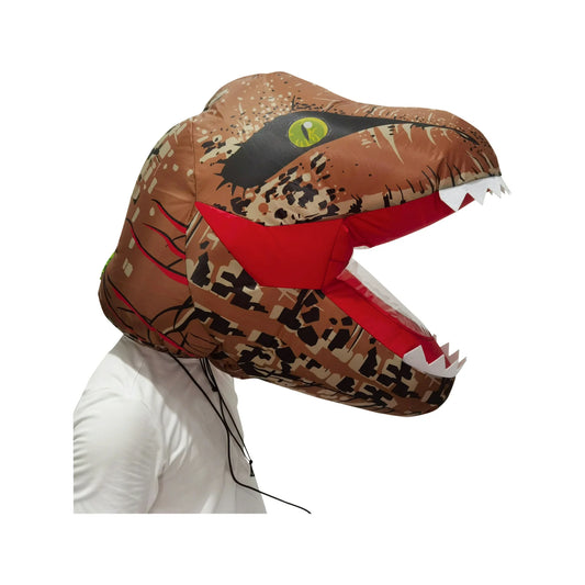 INFLATABLE T-REX DINO HEAD ADULT