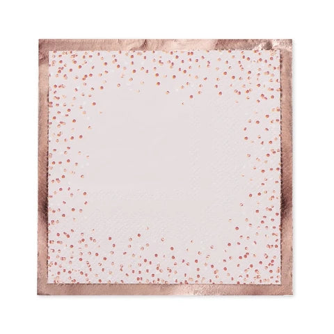 BLUSH BIRTHDAY BEVERAGE NAPKINS 16CT