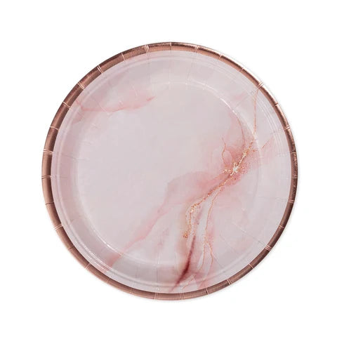 BLUSH BIRTHDAY 7" PPR PLATES 8CT