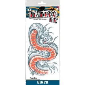 BIKER SNAKE TATTOO