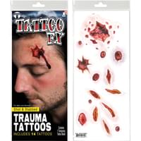 SHOT & STABBED TRAUMA FX TATTOOS