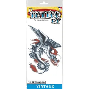 VINTAGE DRAGON TATTOO