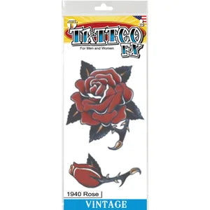 VINTAGE ROSE 1940 TATTOO