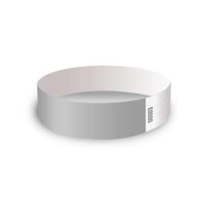 SILVER 100 CT WRISTBANDS