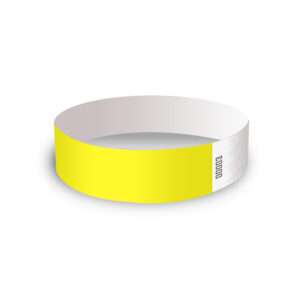 YELLOW GLOW 100 CT WRISTBANDS