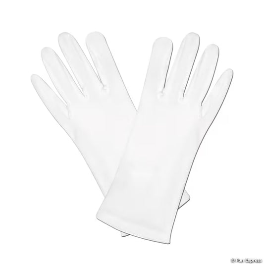 WHITE THEATRICAL GLOVES OSFM