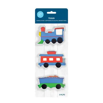 3 PC COOKIE CUTTER SET - TRAIN