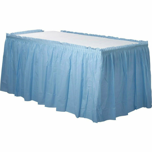 PASTEL BLUE PL TABLESKIRT