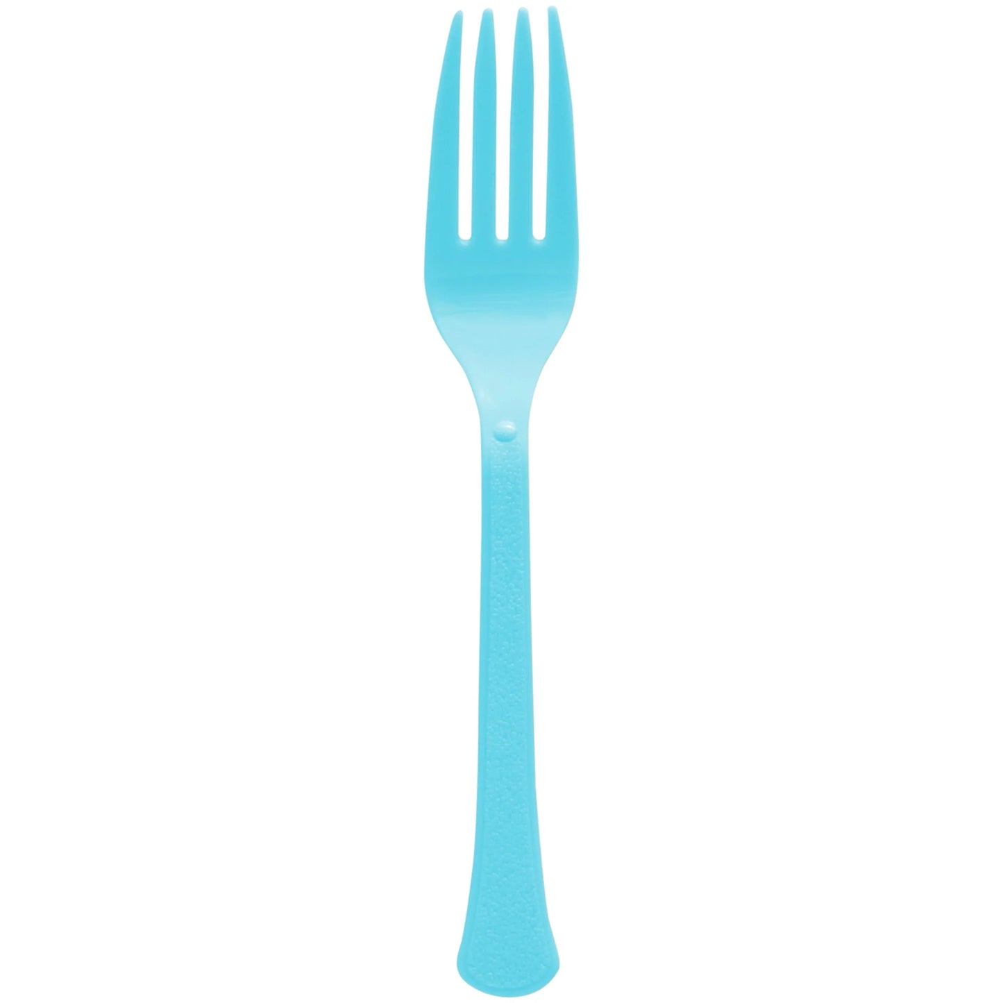 PLASTIC FORKS CARIBBEAN BLUE