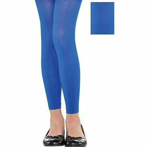 CHILD FOOTLESS TIGHTS BLUE