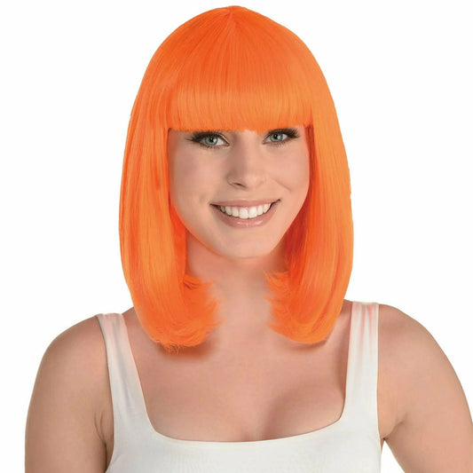 ORANGE LONG BOB WIG