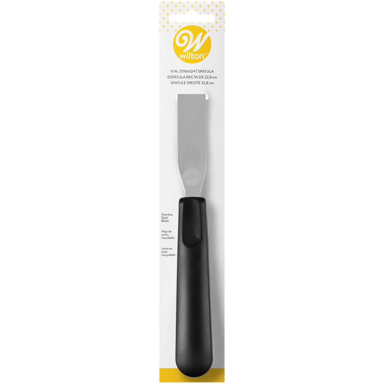 9' STRAIGHT BLACK SPATULA