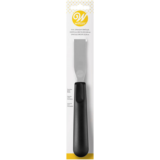 9' STRAIGHT BLACK SPATULA