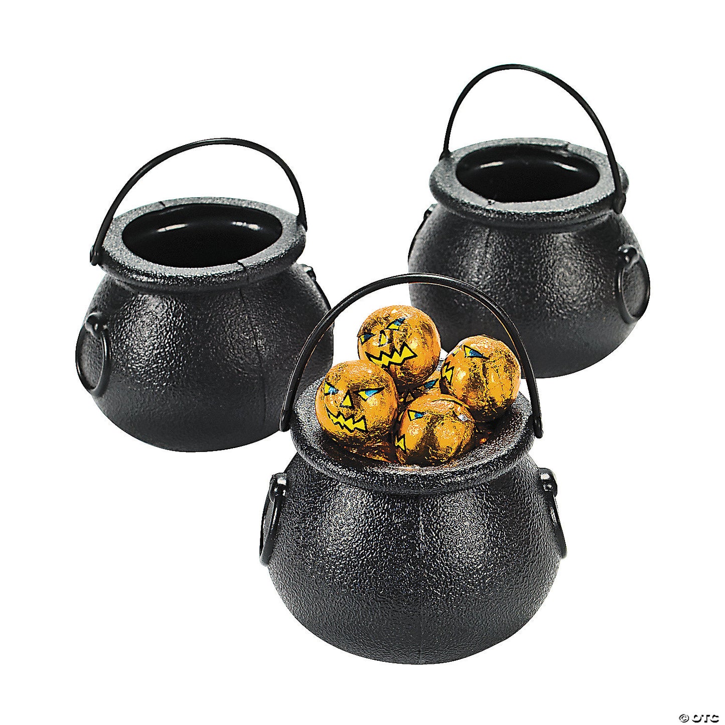 BLACK CAULDRON CANDY CONTAINERS 12CT