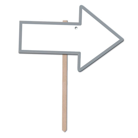 "BLANK" ARROW YARD SIGN