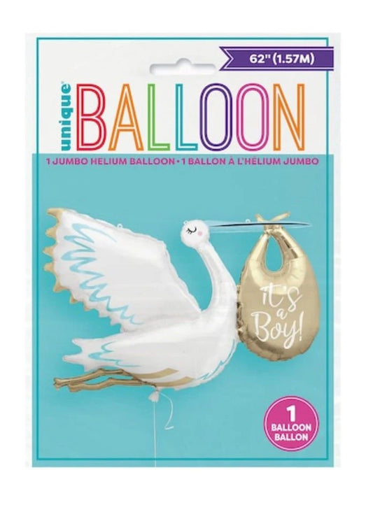 IT'S A BOY STORK 62" MYLAR