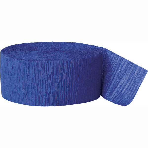 ROYAL BLUE CREPE PAPER 81'