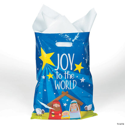 NATIVITY JOY LARGE GOODY BAG 50CT