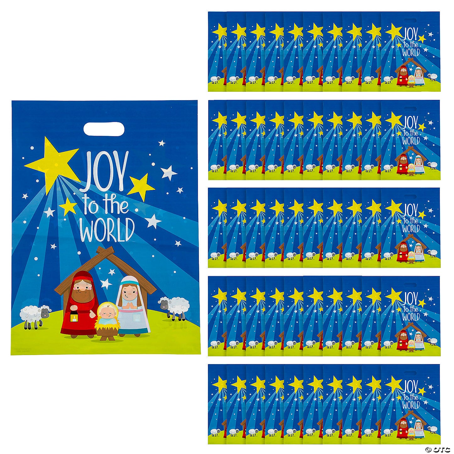 NATIVITY JOY LARGE GOODY BAG 50CT