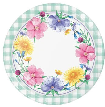 BUNNY & BLOOMS 9" PLATES